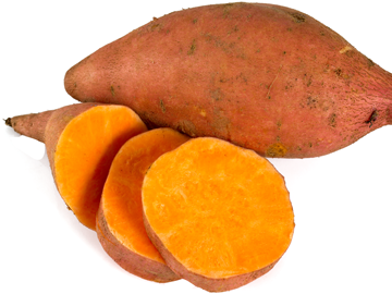 Epicerie locale proposant de la patate douce bio 