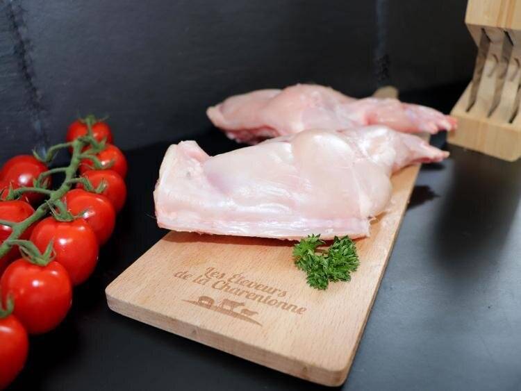 Epicerie locale proposant des cuisses de lapin fermier et local de Normandie