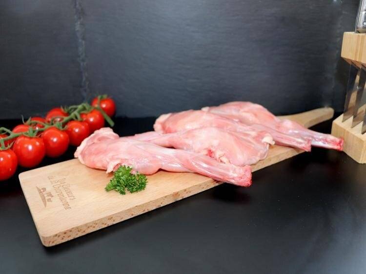 Epicerie locale proposant des épaules de lapin fermier et local de Normandie
