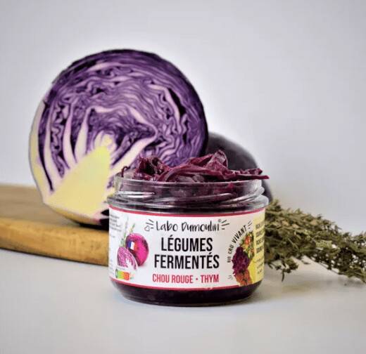 Chou rouge et thym