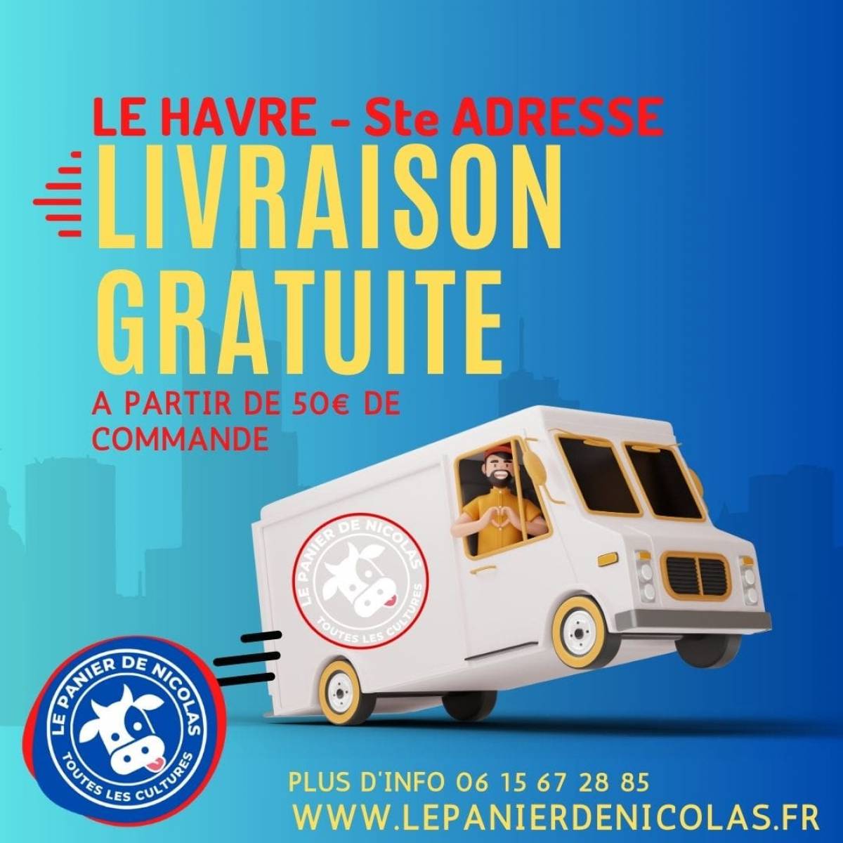 Livraison de boissons locales sur Le havre et Montivilliers
