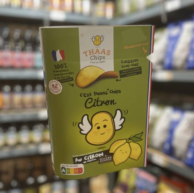 chips thaas de la ferme au citron
