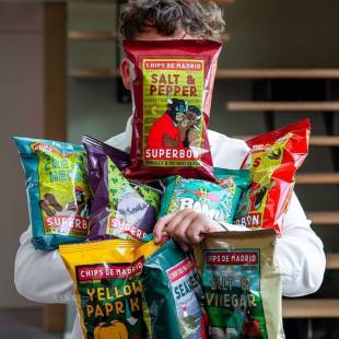 Epicerie locale proposant des chips sans gluten 